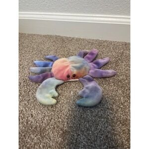 Ty Beanie Baby Claude the Rainbow Crab Plush Toy